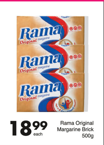 Save Rama Original Margarine Brick 500g offer