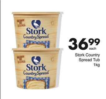 Save Stork Country Spread Tub 1kg offer