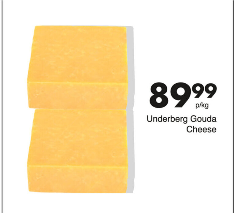 Underberg Gouda Cheese p/kg offer at Save