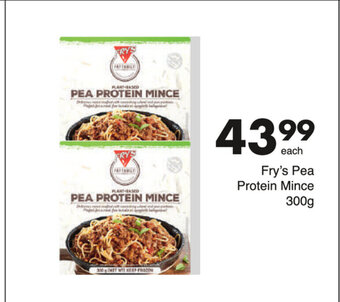 Save Fry's Pea Protein Mince 300g offer