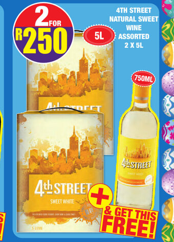 4th Street Natural Sweet Wine Assorted 2x5L