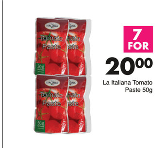 Save La Italiana Tomato Paste 50g offer