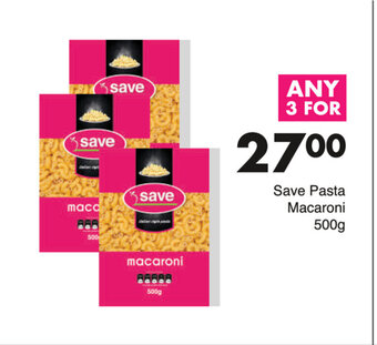 Save Save Pasta Macaroni 500g offer