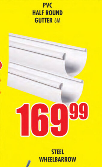 Boxer Build PVC Half Round Gutter 6M offer