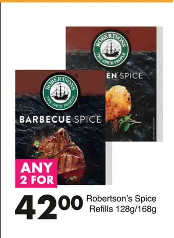 Save Robertson's Spice Refills 128g/168g offer