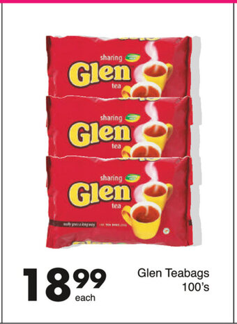 Save Glen Teabags 100's offer