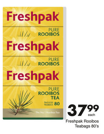 Save Freshpak Rooibos Teabags 80's offer