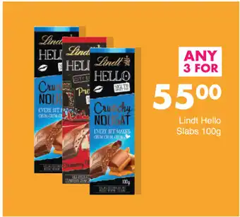 Save Lindt Hello Slabs 100g offer