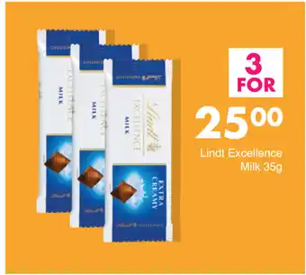 Save Lindt Excellence Milk 35g offer