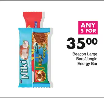 Save Beacon Large Bars/ Jungle Energy Bar offer