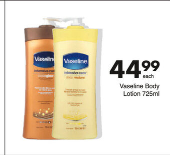 Save Vaseline Body Lotion 725ml offer