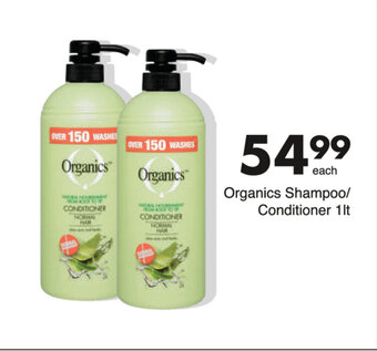 Save Organics Shampoo / Conditioner 1lt offer