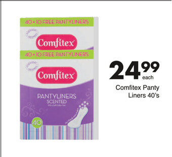 Comfitex Panty Liners 40's