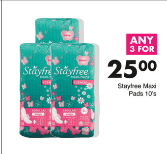 Save Stayfree Maxi Pads 10's offer