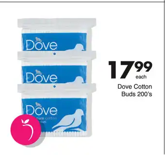 Save Dove Cotton Buds 200's offer
