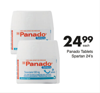 Save Panado Tablets Spartan 24's offer