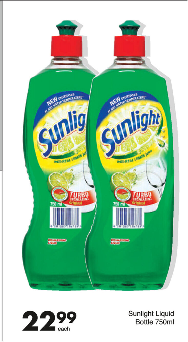 Sunlight Liquid Bottle 750ml offer at Save