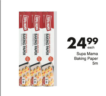Supa Mama Baking Paper 5m