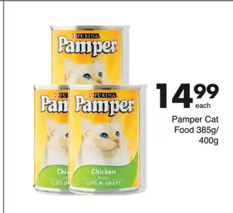 Save Pamper Cat Food 385g / 400g offer