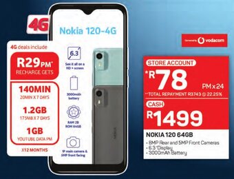 Pick n Pay NOKIA 120 64GB offer