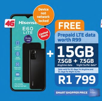 Pick n Pay Hisense E60 LITE offer