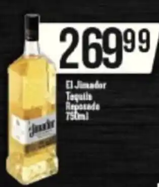 Spar Tops El Jimador Tequila Reposado 750ml offer