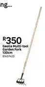Geolia multi tool garden fork 130cm 81437423
