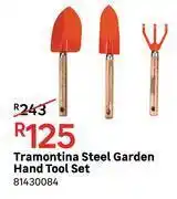 Tramontina steel garden hand tool set 81430084