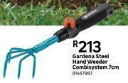 Leroy Merlin Gardena steel hand weeder combi system 7cm 81467987 offer