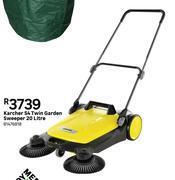 Leroy Merlin Karcher s4 twin garden sweeper 20l 81476818 offer