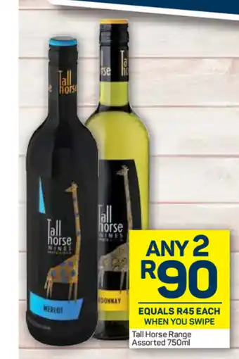 Pick n Pay Liquor Tall Horse Range Assorted 750ml offer