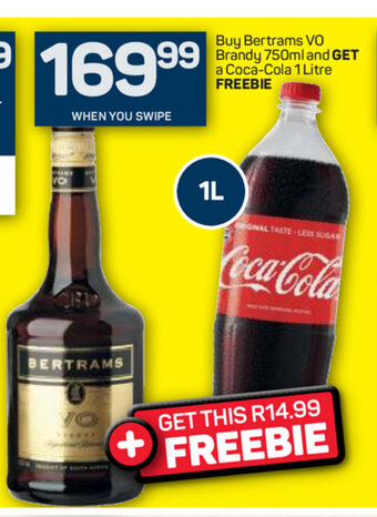 Pick n Pay Liquor Bertrams VO Brandy 750ml offer