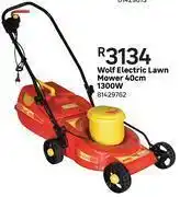 Leroy Merlin Wolf electric lawn mower 40cm 1300w 81429762 offer