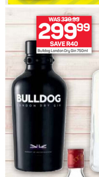 Pick n Pay Liquor Bulldog London Dry Gin 750ml offer