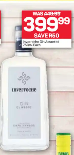Pick n Pay Liquor Inverroche Gin Assorted 750ml each offer