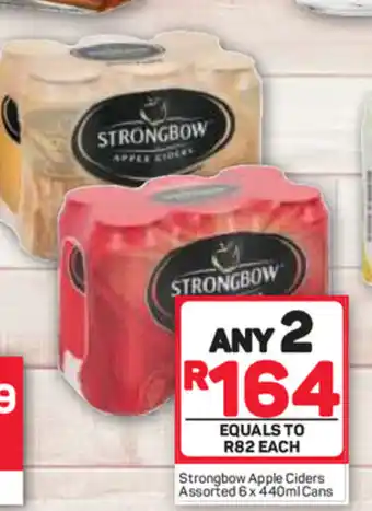 Pick n Pay Liquor Strongbow Apple Ciders Assorted 6x440ml Cans offer