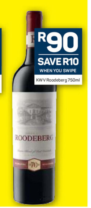 Pick n Pay Liquor KWV Roodeberg 750ml offer
