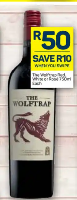Pick n Pay Liquor The WolfTrap Red, White or Rose 750ml offer