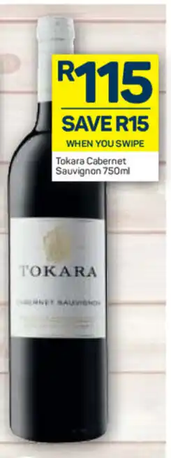 Pick n Pay Liquor Tokara Cabernet Sauvignon 750ml offer
