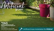 Naterial artificial grass roll polypropylene h7mm x w2 x l5m 81401346