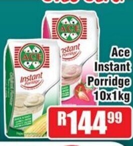 Devland Cash And Carry Ace Instant Porridge 10x1kg offer