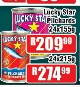 Devland Cash And Carry Lucky Star Pilchards 24x155g offer