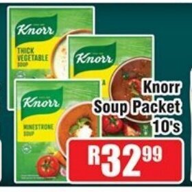 Devland Cash And Carry Knorr Soup Packet 10's offer