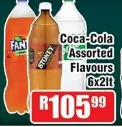 Devland Cash And Carry Coca-Cola Assorted Flavours 6x2lt offer