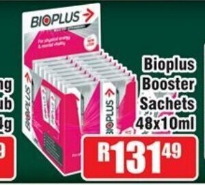Bioplus Booster Sachets 48x10ml