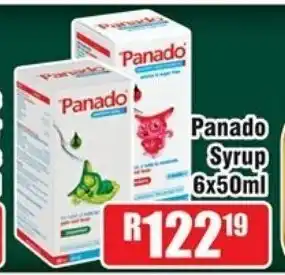 Devland Cash And Carry Panado Syrup 6x50ml offer