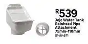 Leroy Merlin Jojo water tank rainhead pipe attachment 75mm-110mm 81464671 offer