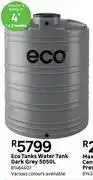 Eco tanks water tank dark grey 5050l 81464407