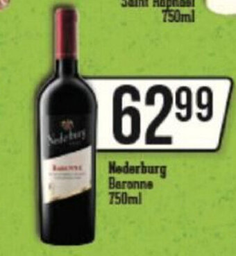 Spar Tops Nederburg Baronne 750ml offer
