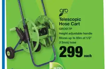Mica Gro Telescospic Hose Cart - GRO617P offer
